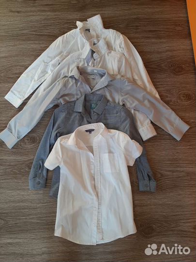 Рубашки на мальчика 122 128