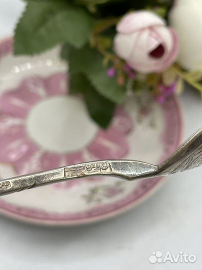 Серебряная чайная ложка 84 проба (сзр)