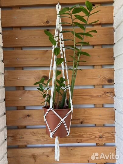 Кашпо подвесное макраме