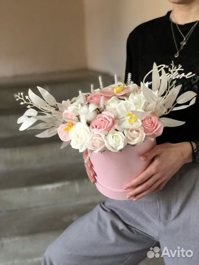 Букет из мыльных цветов