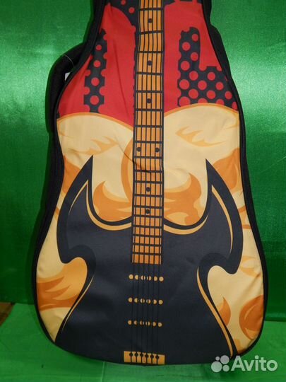 Гитара чехол с принтом