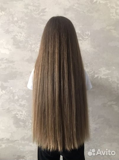 Продаю детский волос(40 см).Красивый цвет