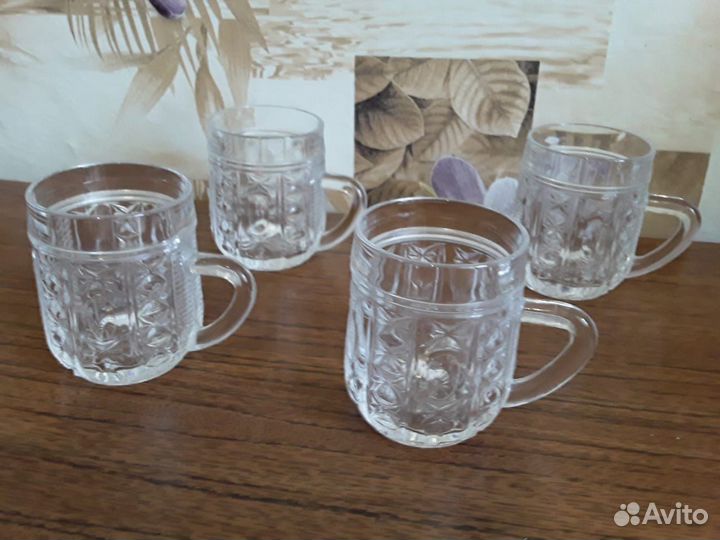 Кружки СССР хрустальные
