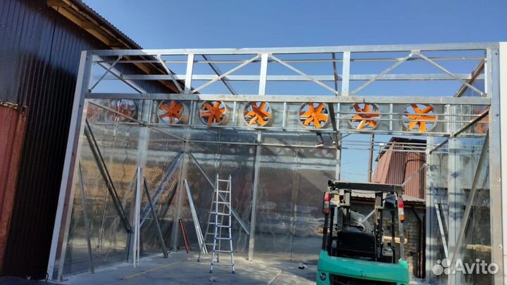 Сушильная камера древесины - 30 куб.м загрузка