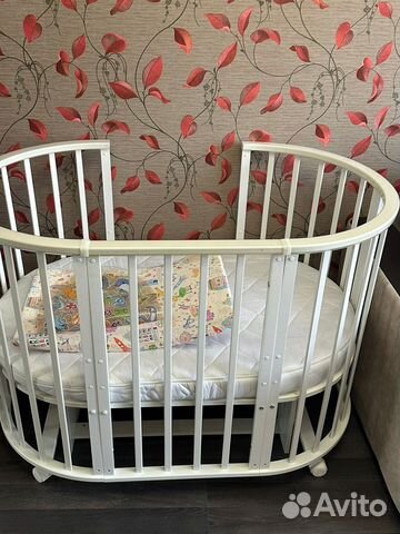 Кроватка-трансформер Forest kids круглая