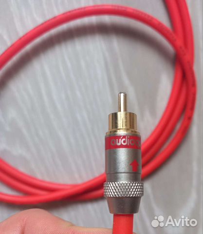 RCA разъем AudioQuest+Bofors coax cable1.95m