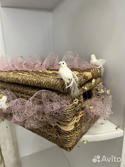 Свадебная коробка для денег