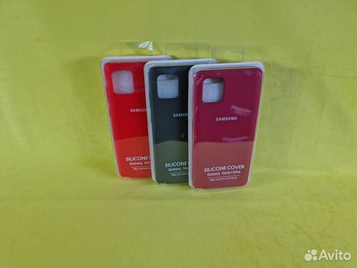 Чехол Samsung Note 10 Lite Silicone Case