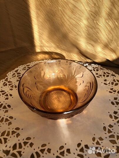 Посуда из цветного стекла СССР