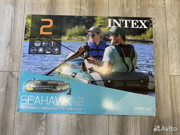 Лодка надувная intex
