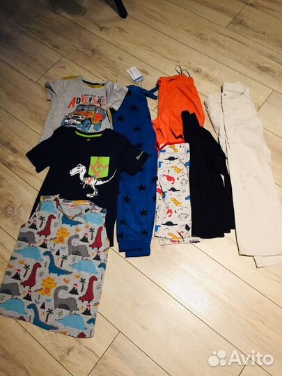 Пакет вещей на мальчика размер 122 128