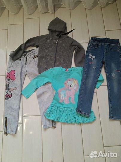 Вещи пакетом на девочку 4-5лет