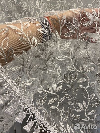 Тюль короткий на кухню, на балкон, на лоджию