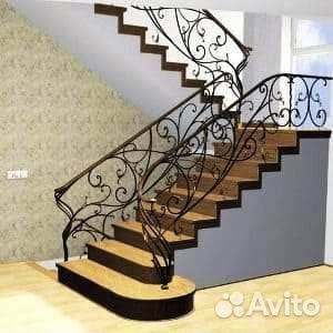 Стильные кованые перила