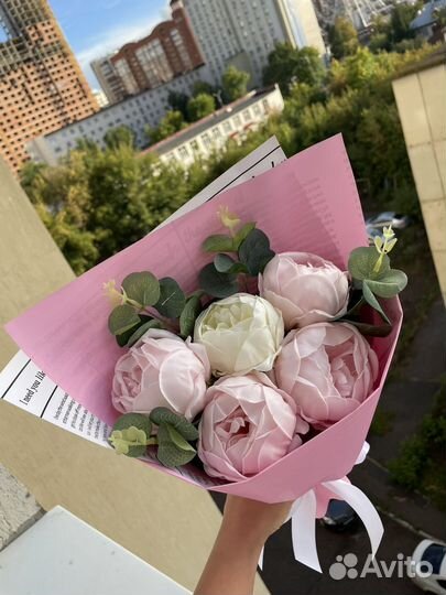 Букет из пионов, цветы с доставкой