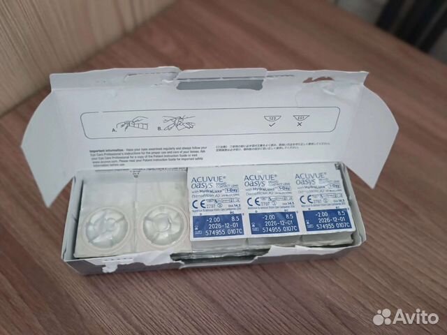 Линзы acuvue oasys однодневные