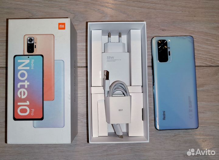 Xiaomi Redmi Note 10 Pro, 8/128 ГБ