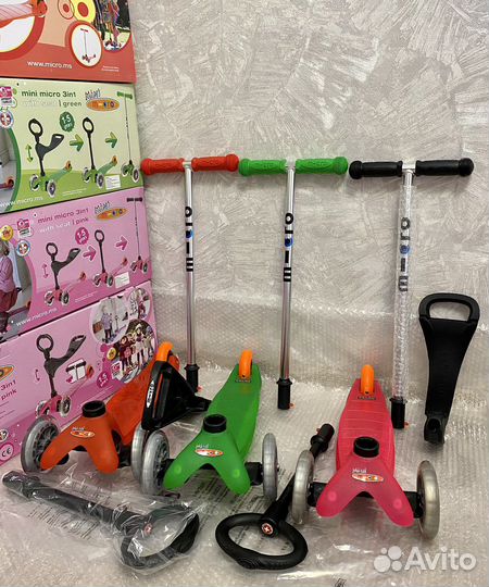 Самокат Micro mini 3in 1 новые