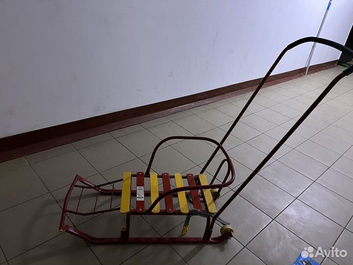 Детские зимние санки