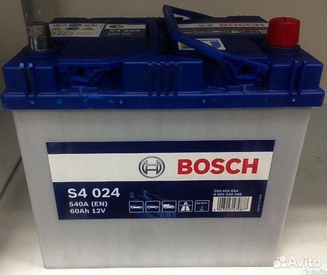 Аккумулятор Bosch Asia S4 Silver 60Ah 540А S40 240