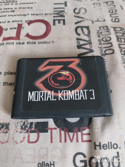 Картридж Mortal Combat 3 Sega 90е