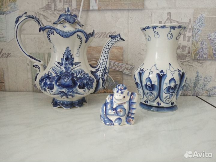 Посуда гжель