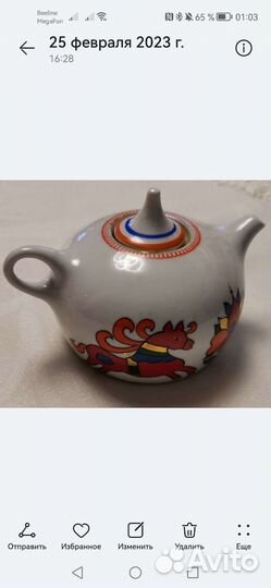 Чайник, чайная пара ссср, тарелки, розетки гдр