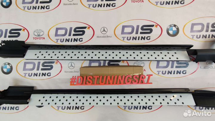 Пороги Honda CR-V 2006-2012 cтиль bmw