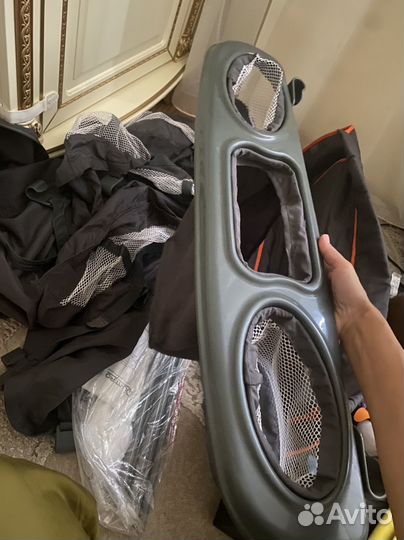 Манеж-кроватка детская складная