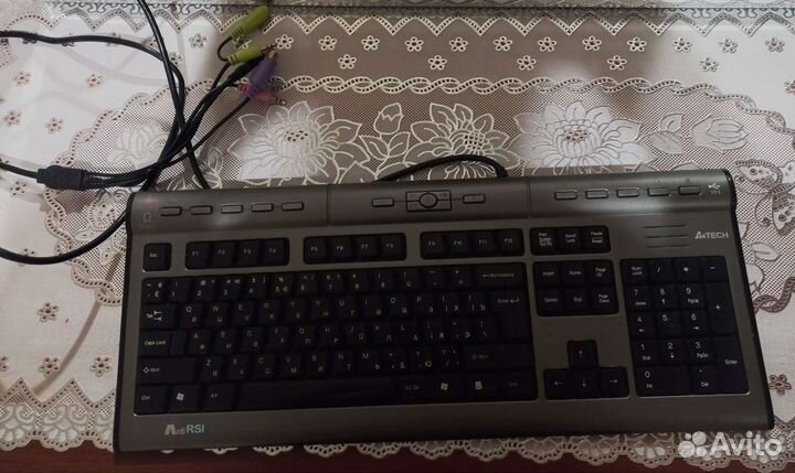 Клавиатура проводная A4Tech KLS-7MU Silver