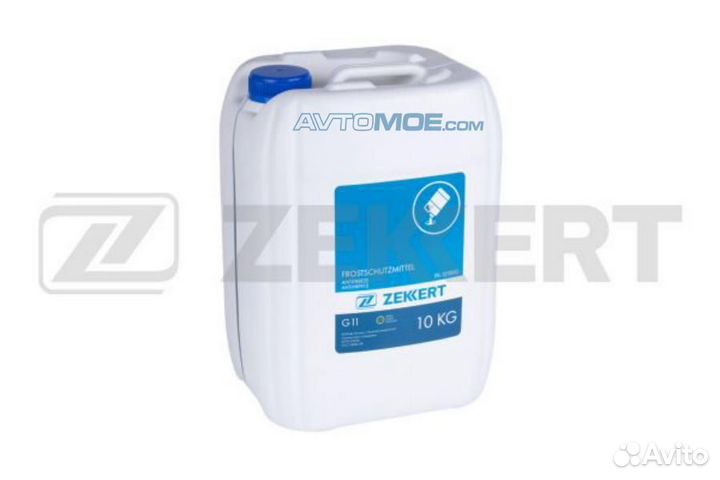 Антифриз готовый зеленый G11 10 кг FK12100G zekker