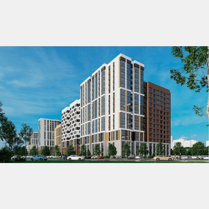1-к. квартира, 41,5 м², 12/17 эт.