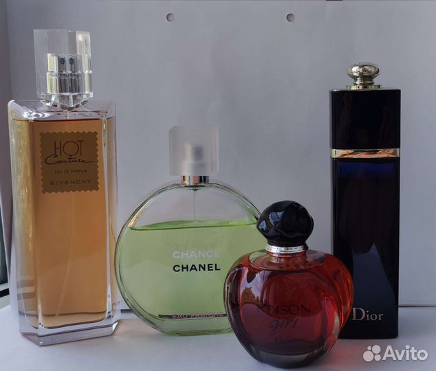 Chanel, Dior, Givenchy