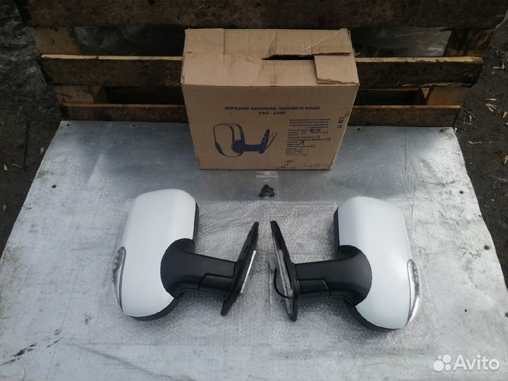 Зеркала белые Газ Газель Бизнес 3302,33023 Новые