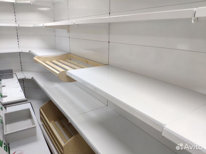 Стеллажи металлические для магазина