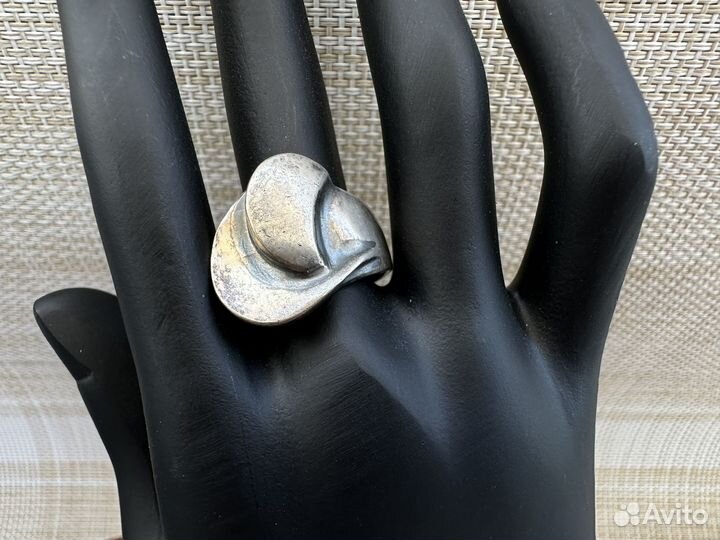 Кольцо серебро 925 старая Европа патина мастер