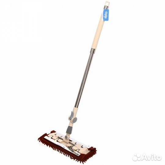 Швабра Селфи с насадкой из микрофибры Люкс насадка