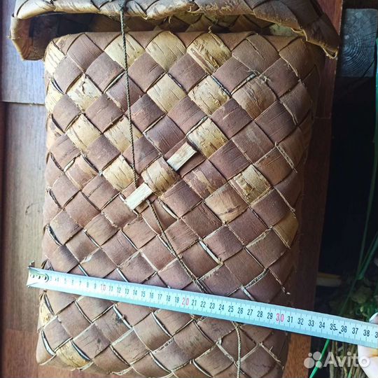 Кузовок из бересты новый в использовании не был