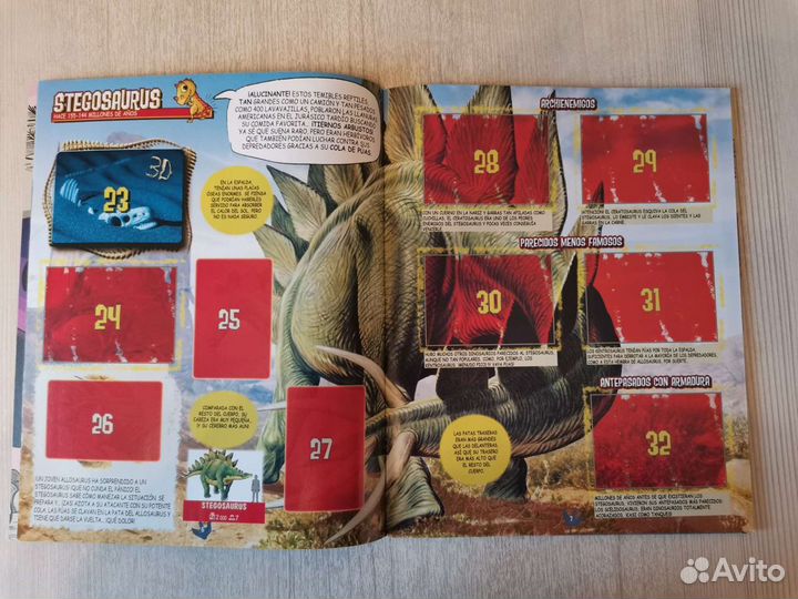 Журнал для наклеек Панини Динозавры как я