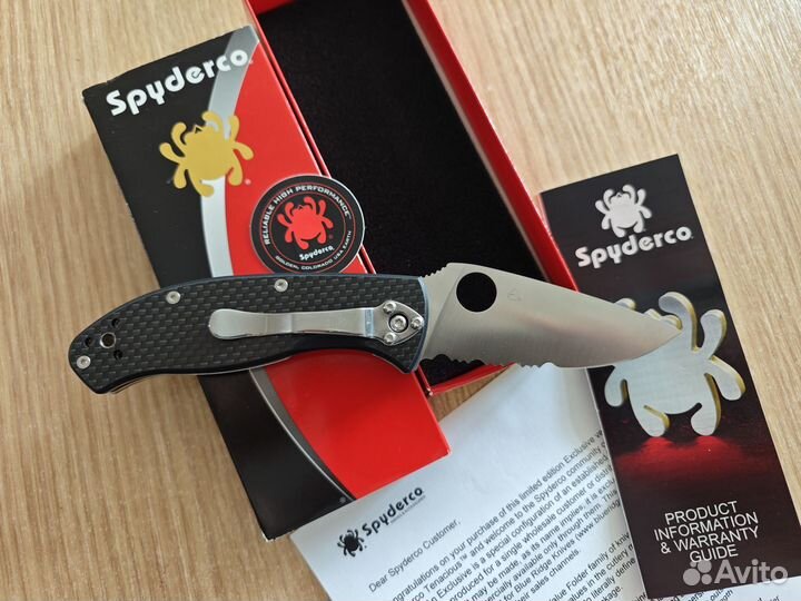 Нож складной spyderco c 122 cfps Tenacious