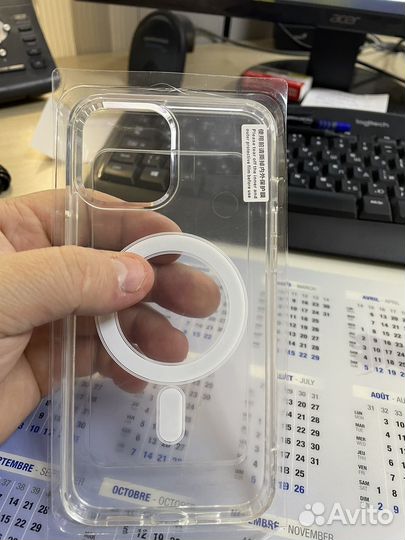 Прозрачный чехол Apple Clear Case c MagSafe
