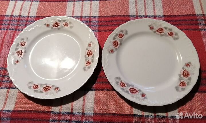 Тарелки десертные 6 шт cmielow Rococo, фарфоровые