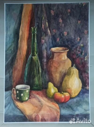 Картина акварель натюрморт