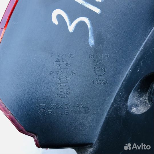 Фонарь задний левый Лампочковый хб Киа Сид жд 2