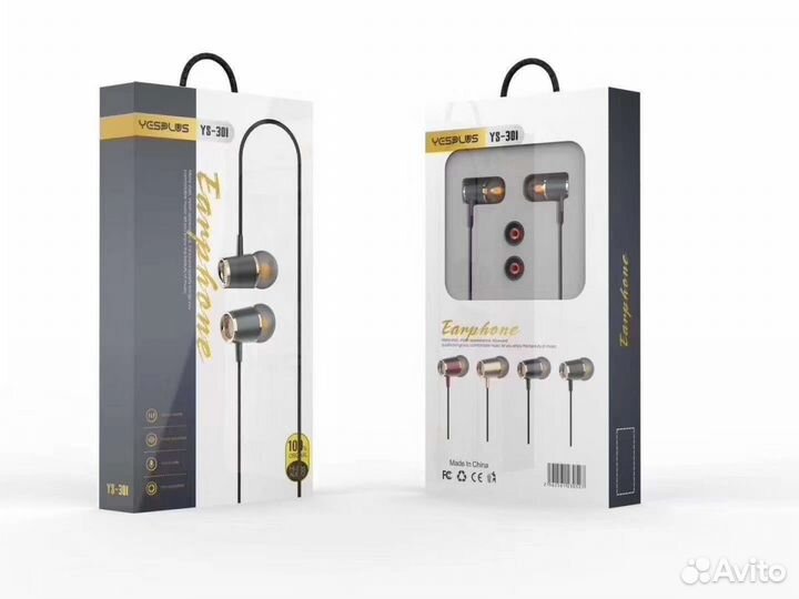 Гарнитура yesplus YS-301 BK