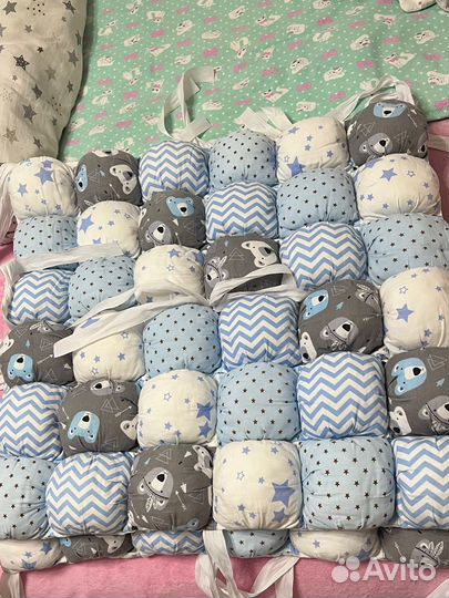 Бортики в детскую кроватку бу