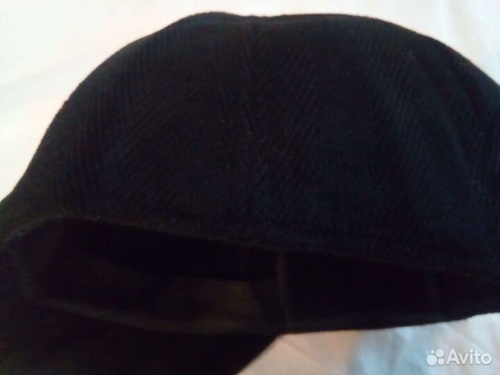 Кепка вельвет утепленная