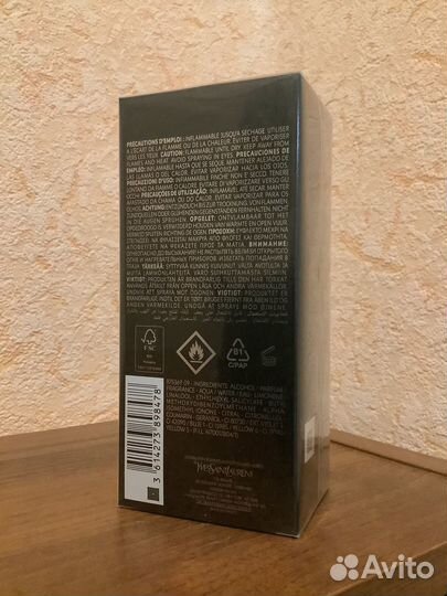 Yves Saint Laurent Y EDP Intense 100ml Оригинал