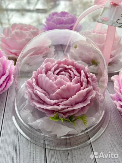 Букет из мыльных пионов