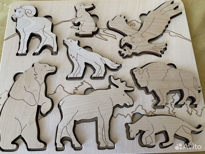 Деревянные игрушки (5 шт)